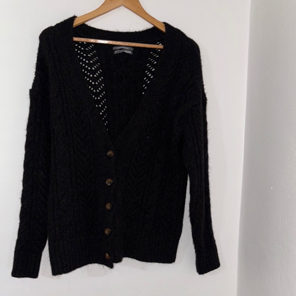 Anthropologie Black Sweater XS